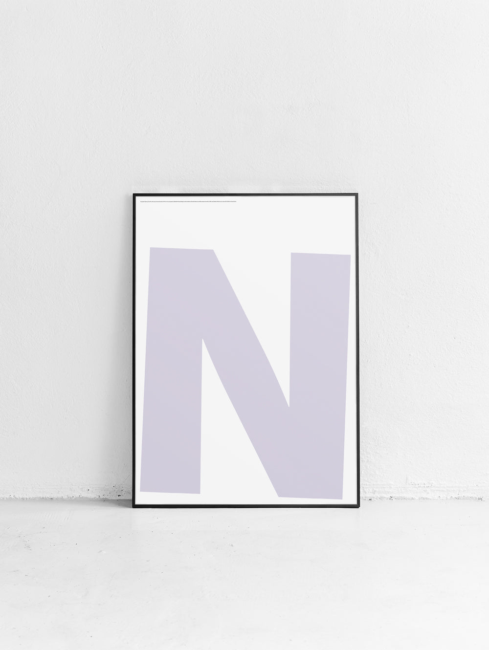 Letter N Poster