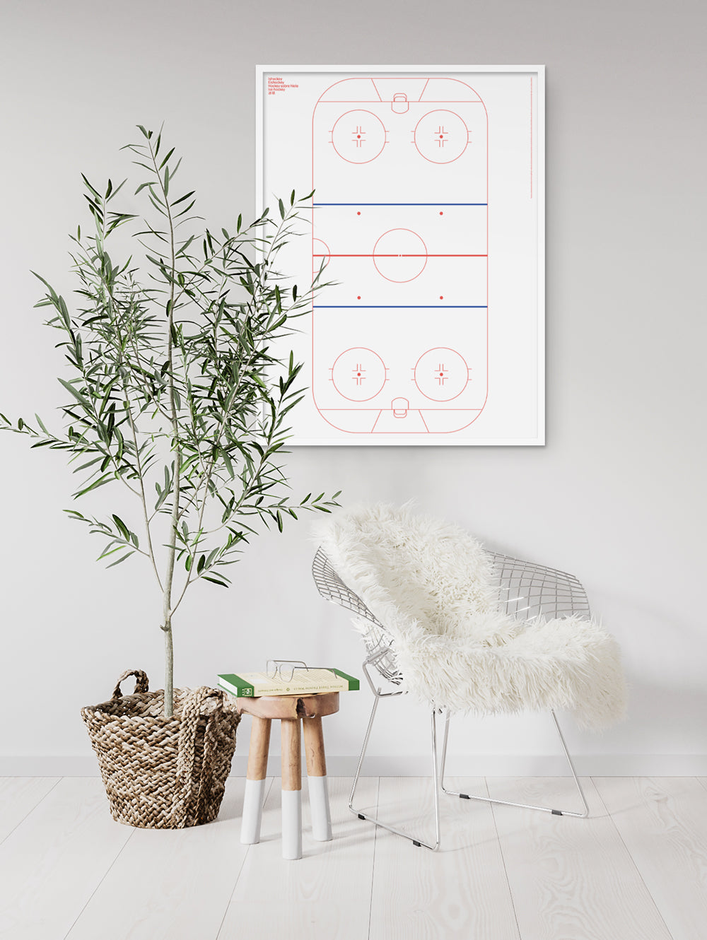 Sport Hockey Rink Poster