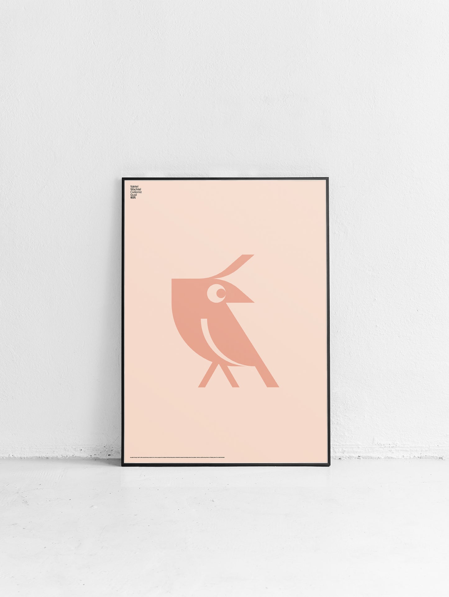 Animal Quail Poster