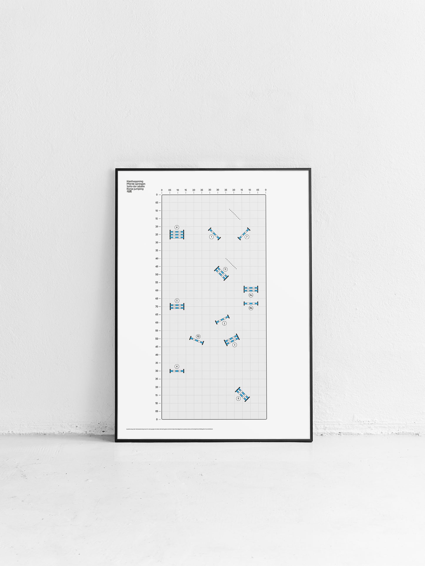 Sport Horse Jumping Poster