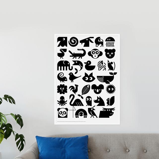 Animals Posters, Swedish Stamp Club