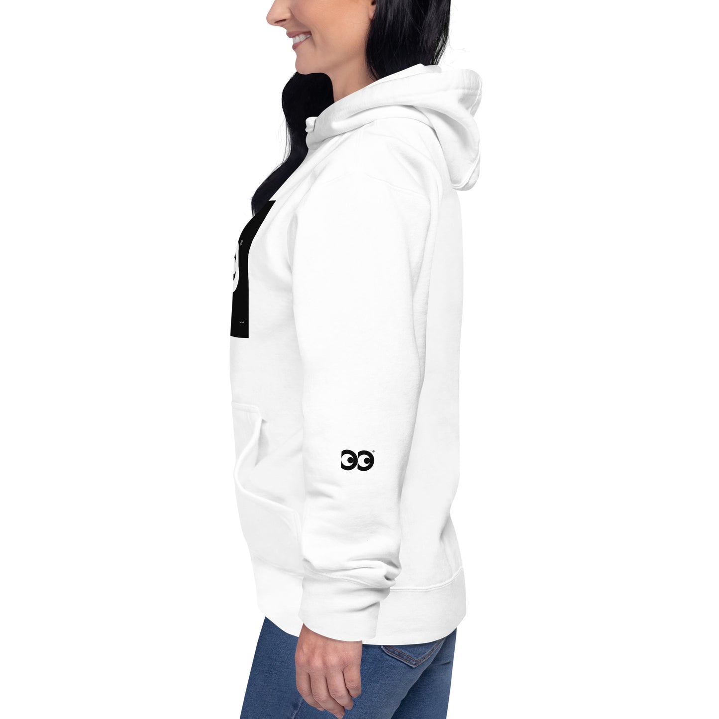 Swedish Stamp Club Unisex Brand Hoodie (White)