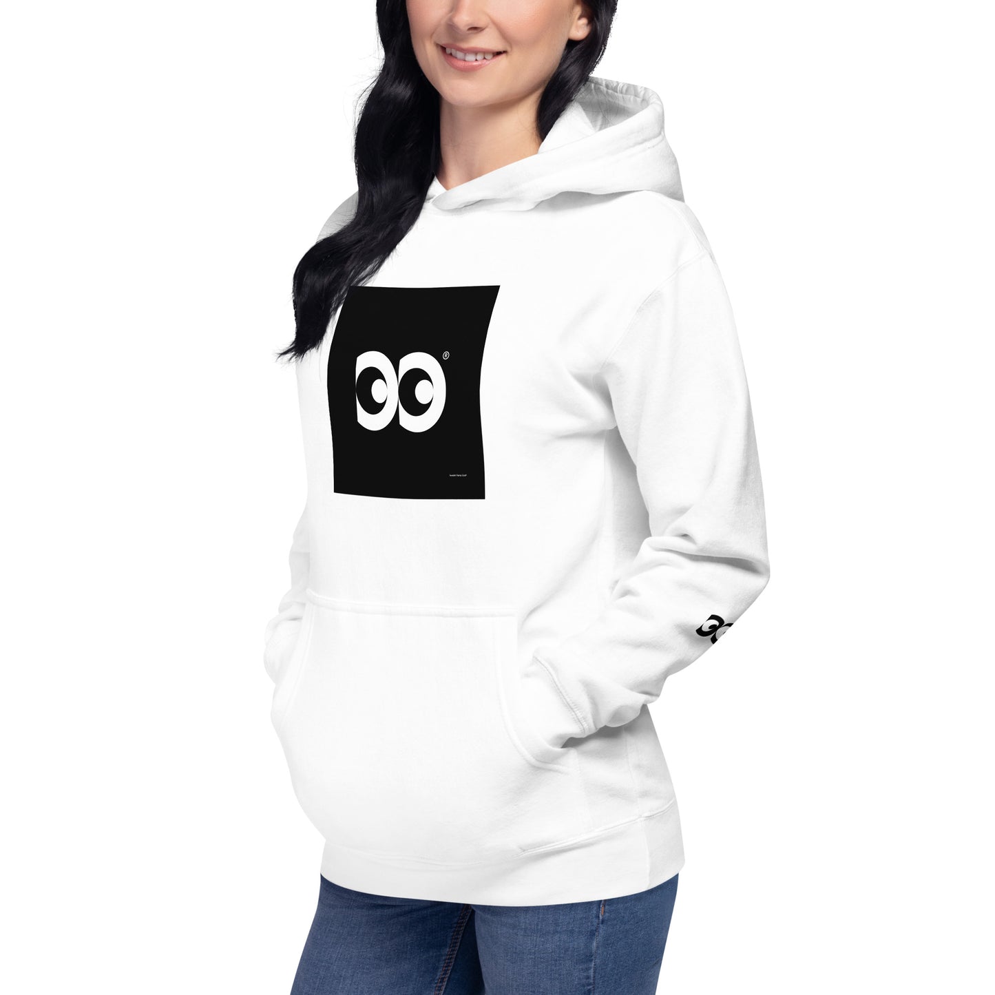 Swedish Stamp Club Unisex Brand Hoodie (White)