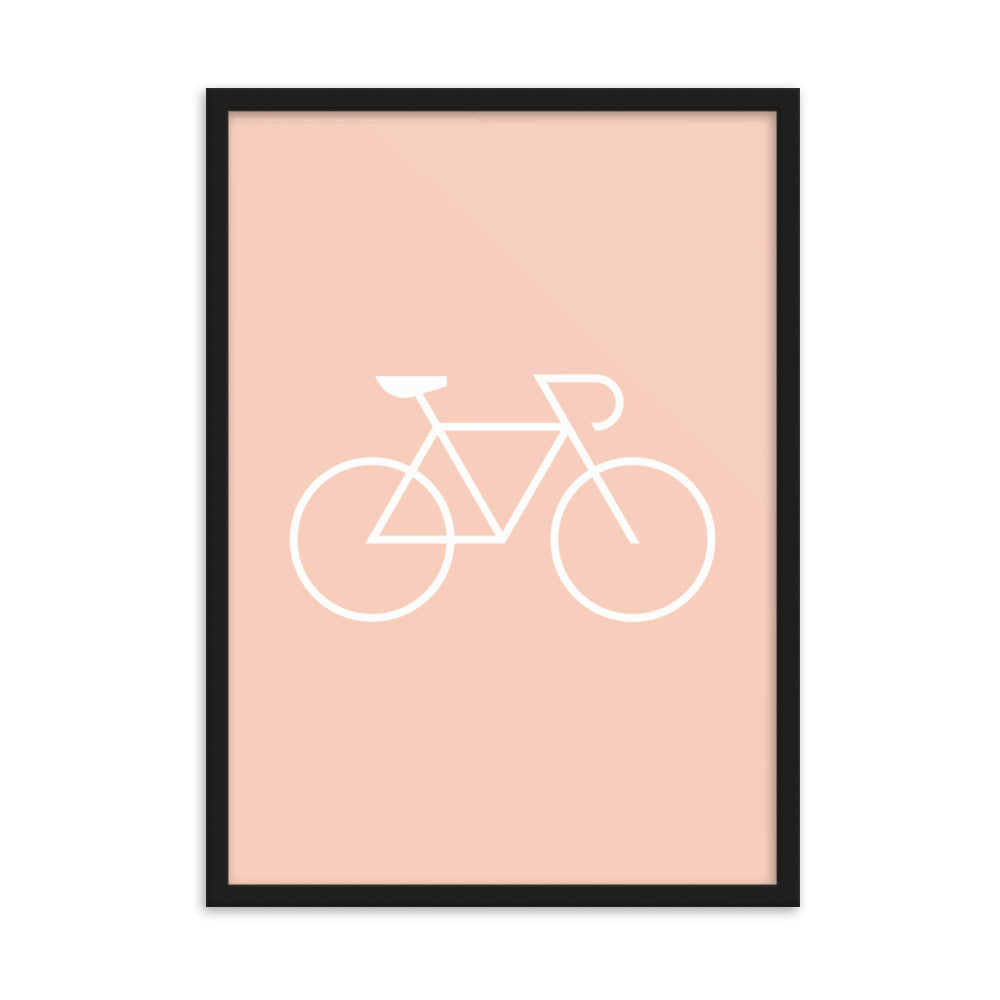 Framed Bicycle Poster
