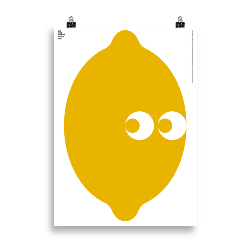 Translated Yellow Poster (Lemon)