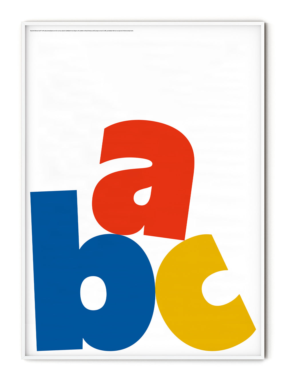 Letter ABC Poster
