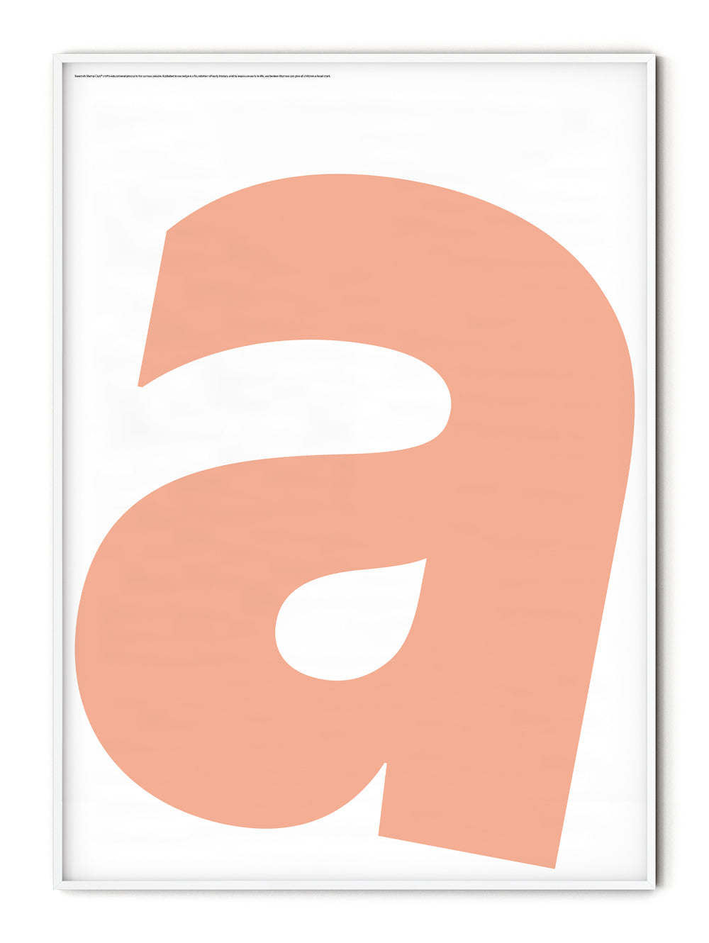 Letter A Poster