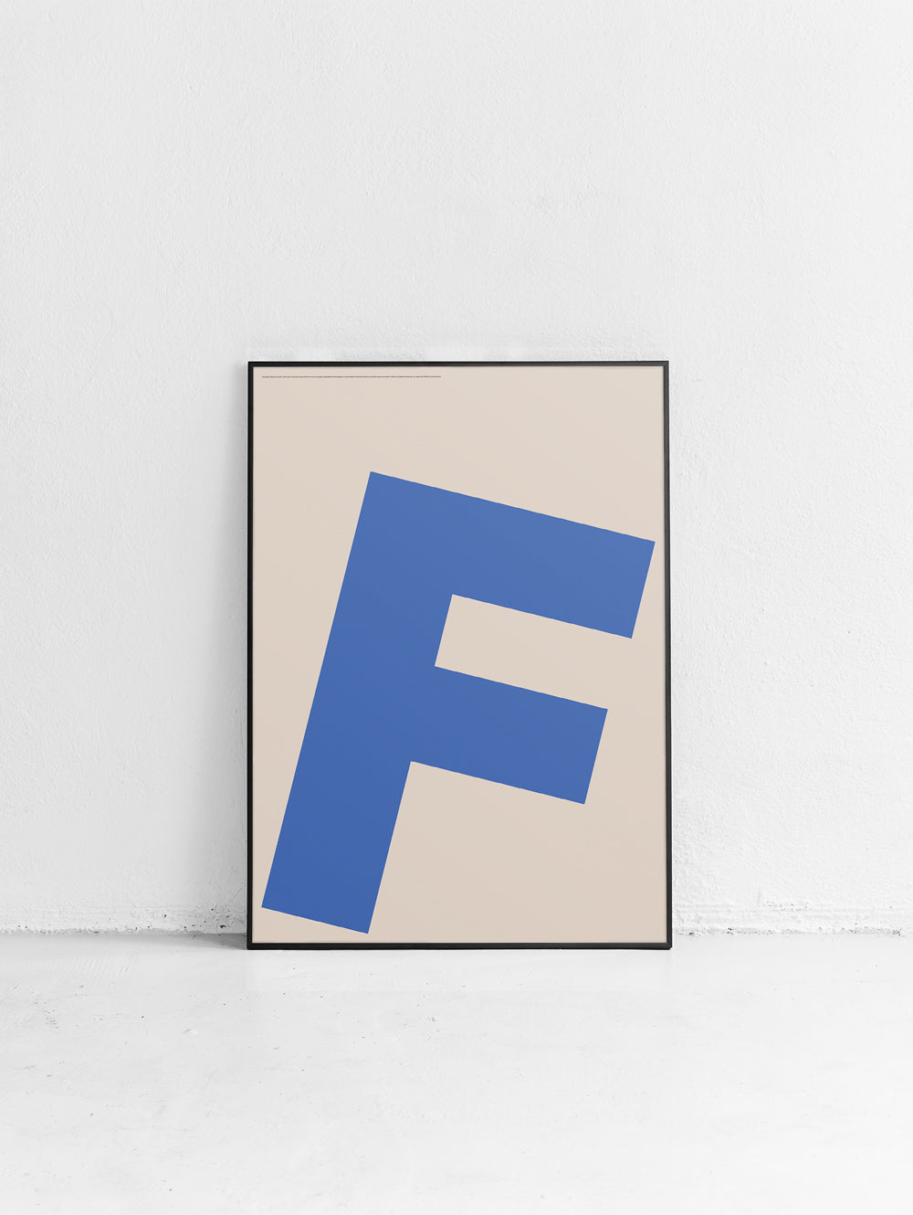 Letter F Poster