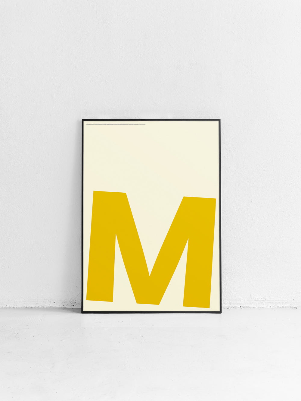 Letter M Poster