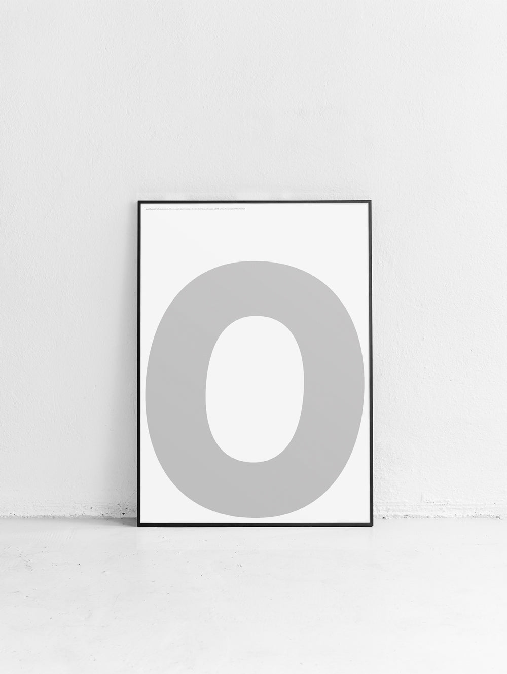 Letter O Poster