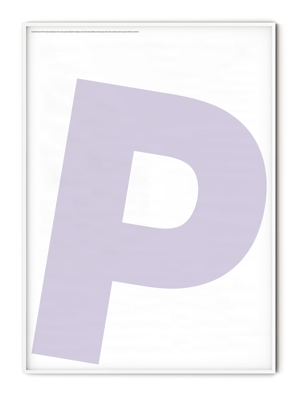 Letter P Poster