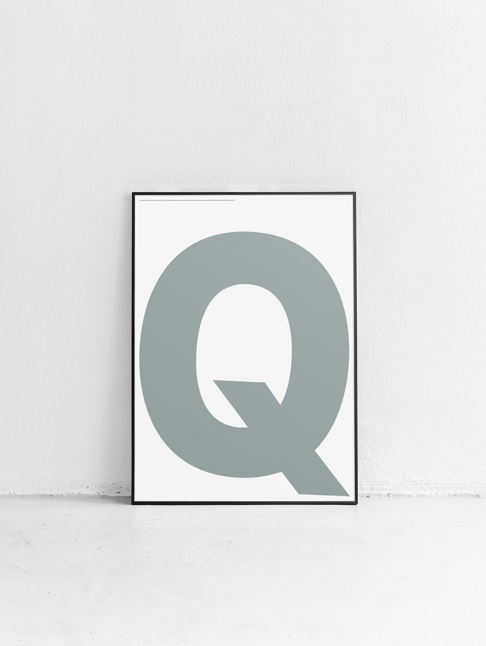 Letter Q Poster
