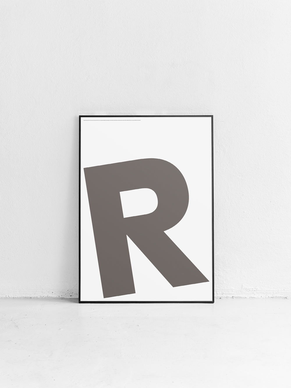 Letter R Poster