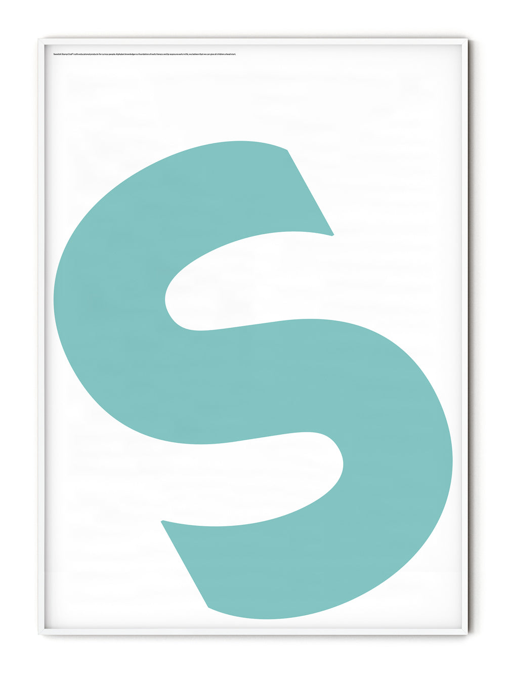 Letter S Poster