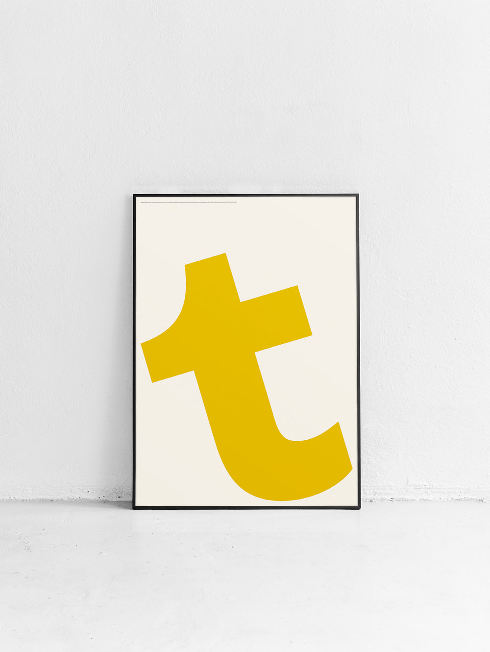 Letter T Poster