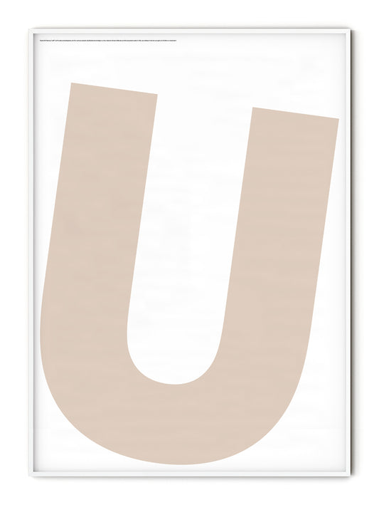 Letter U Poster
