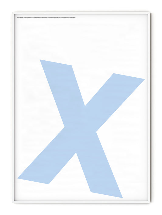 Letter X Poster