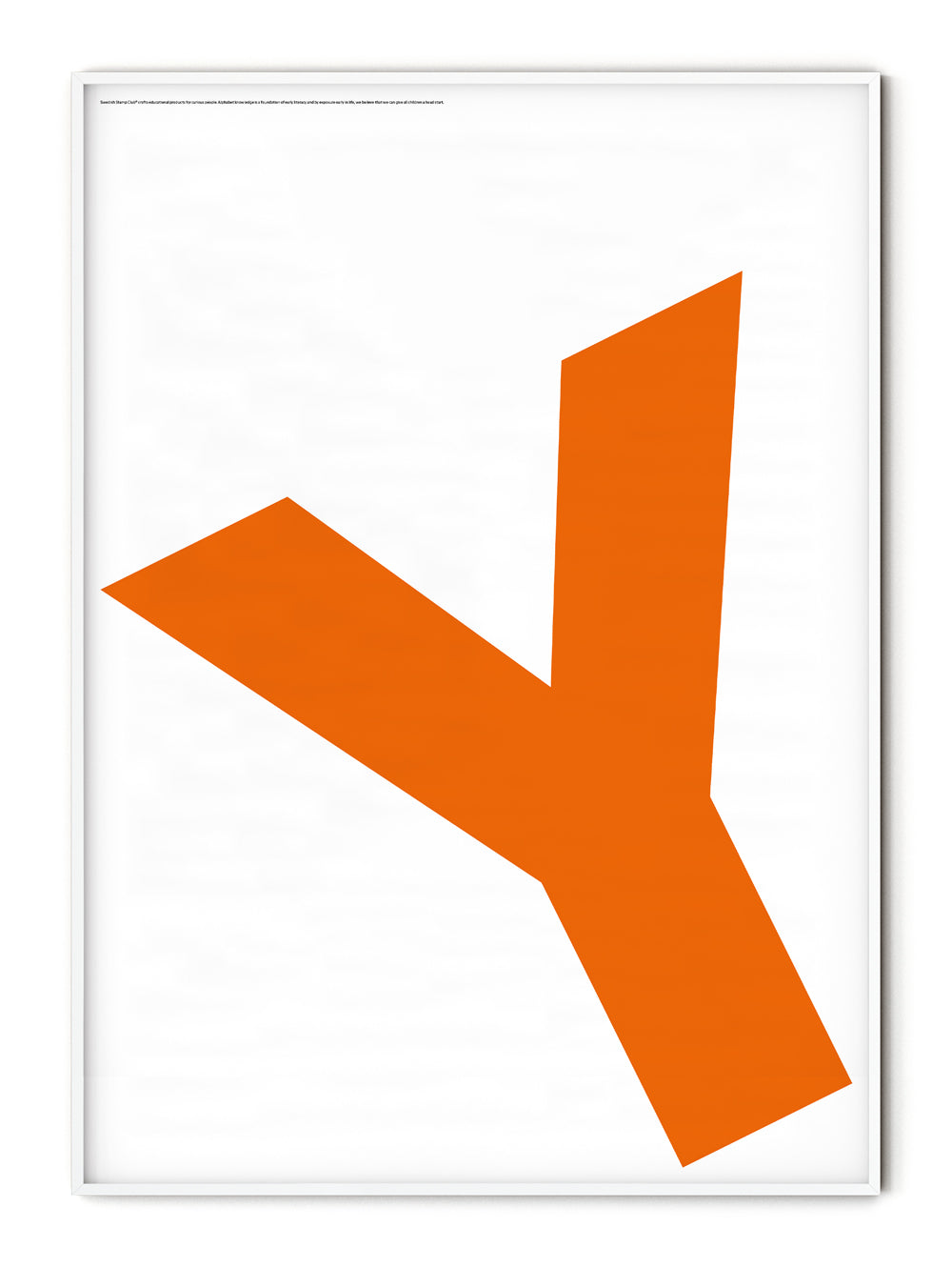Letter Y Poster