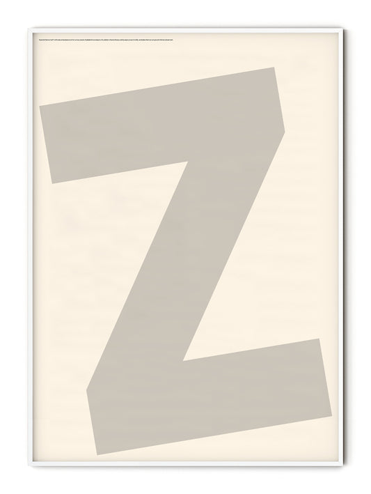 Letter Z Poster