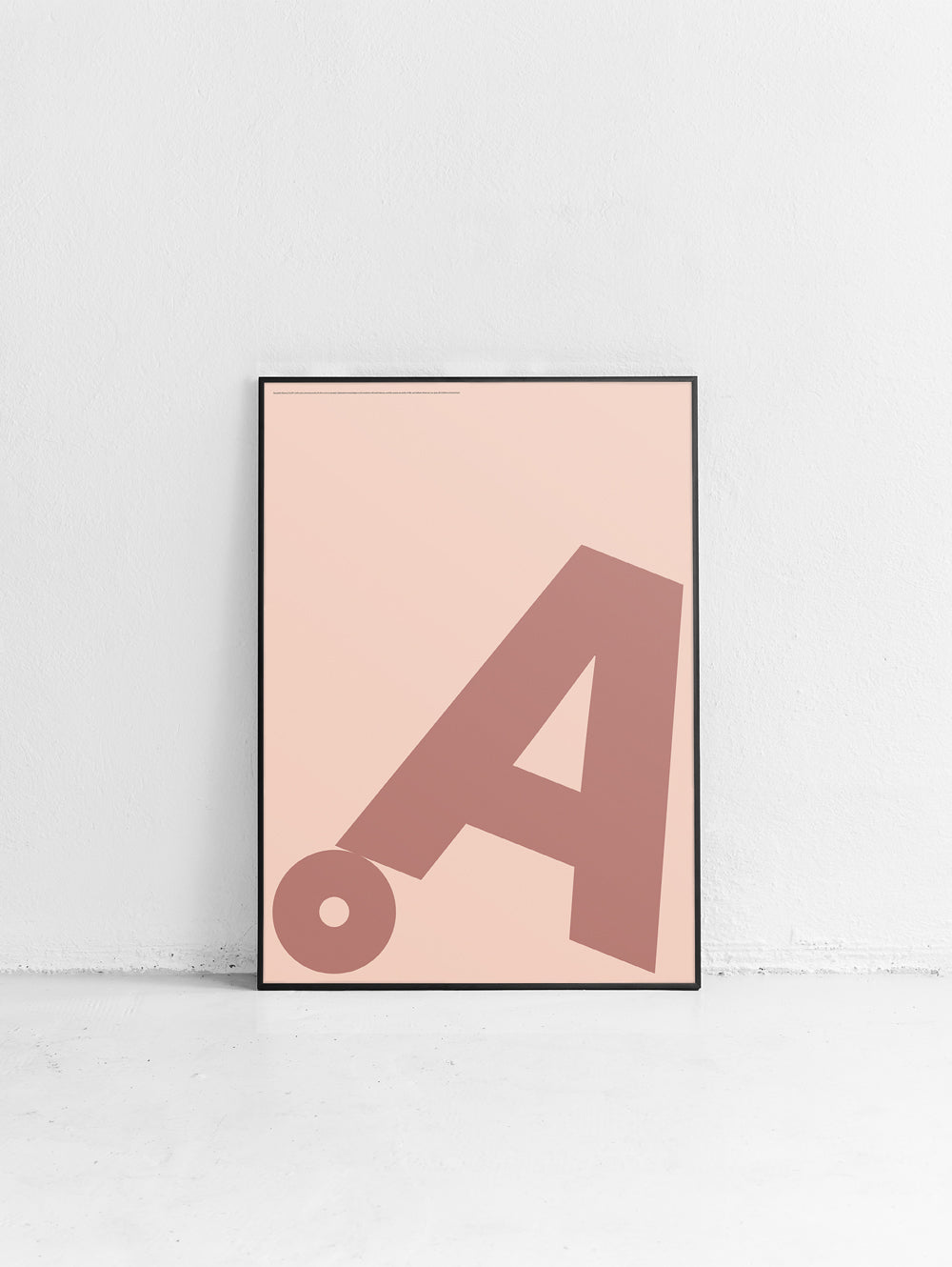 Letter Å Poster