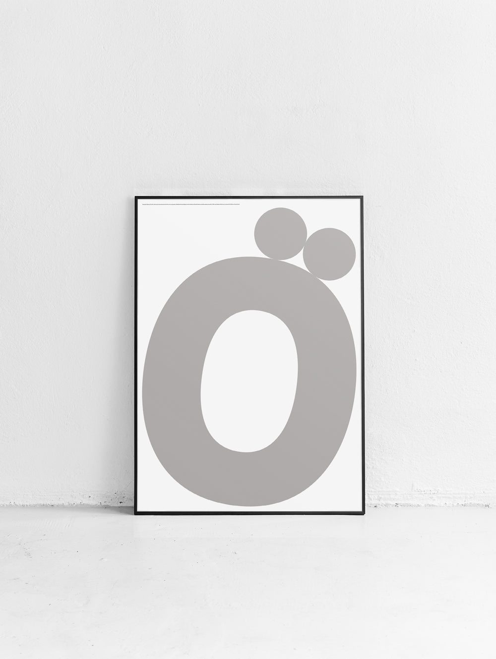 Letter Ö Poster