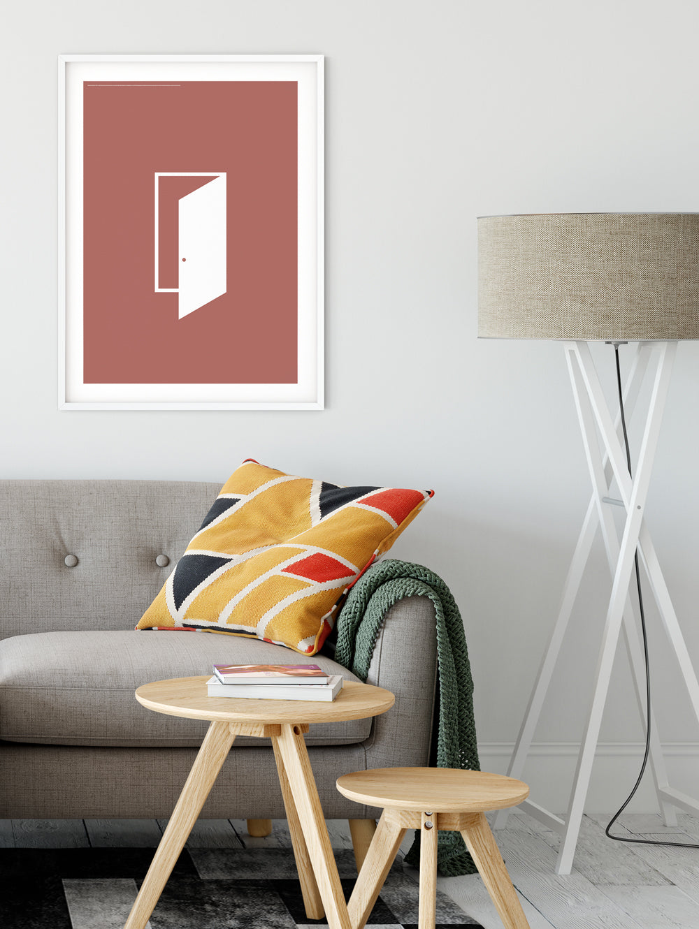 Iconography Ajar Door Poster