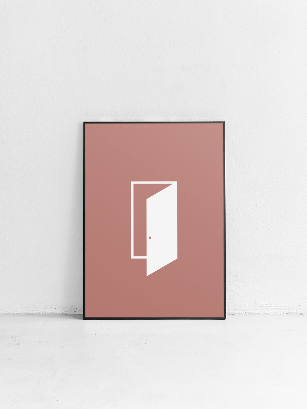 Iconography Ajar Door Poster