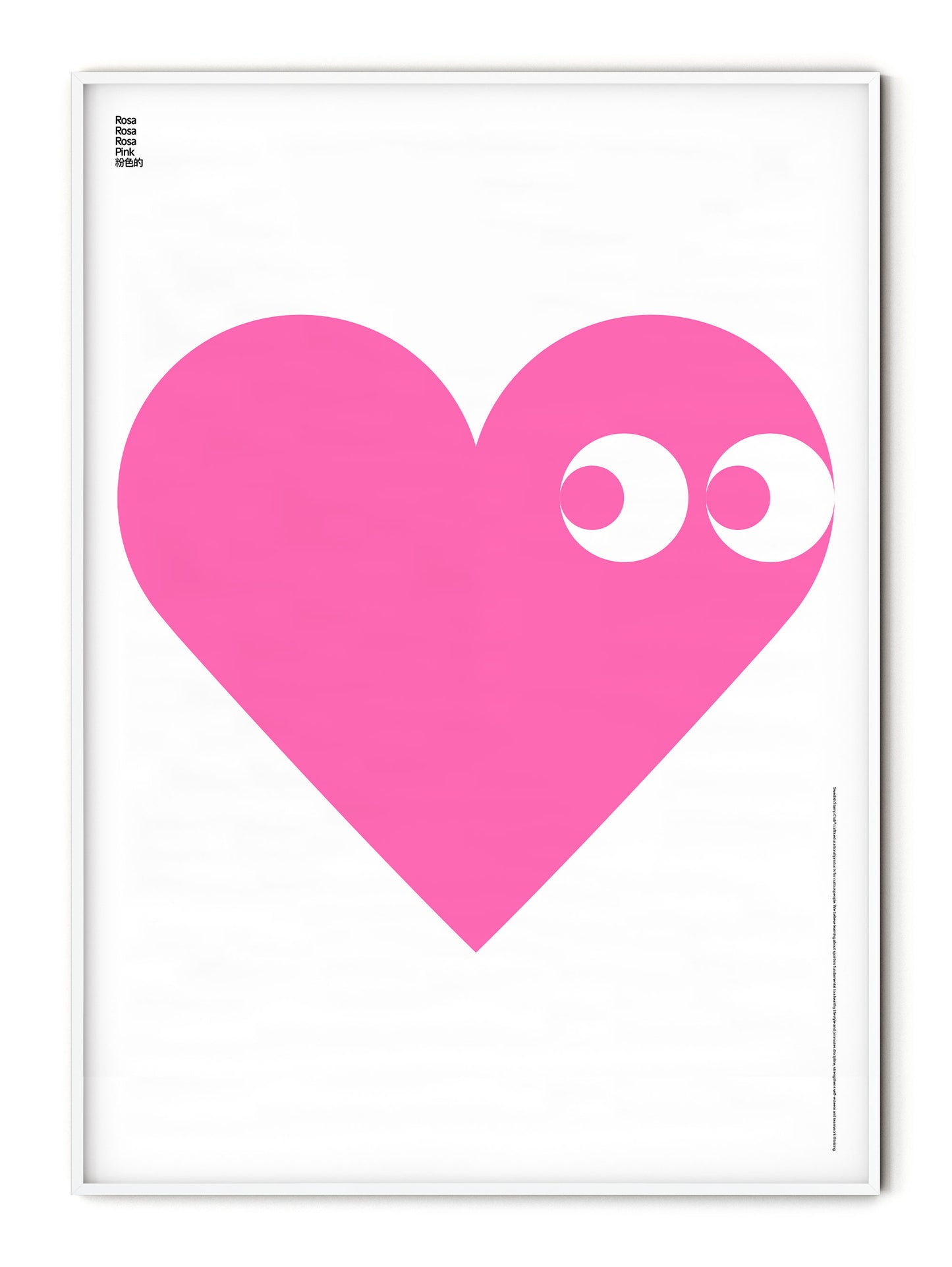 Translated Pink Poster (Heart)