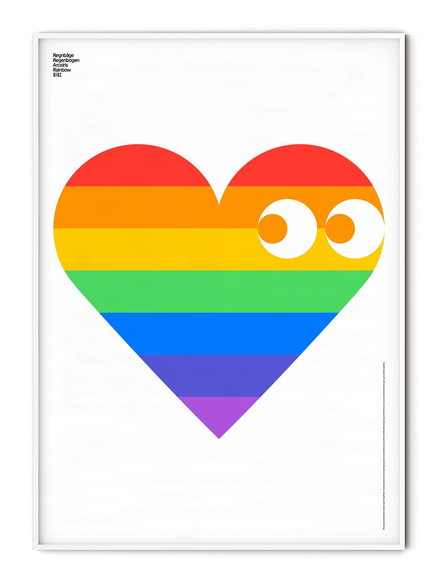 Translated Rainbow Poster (Heart)