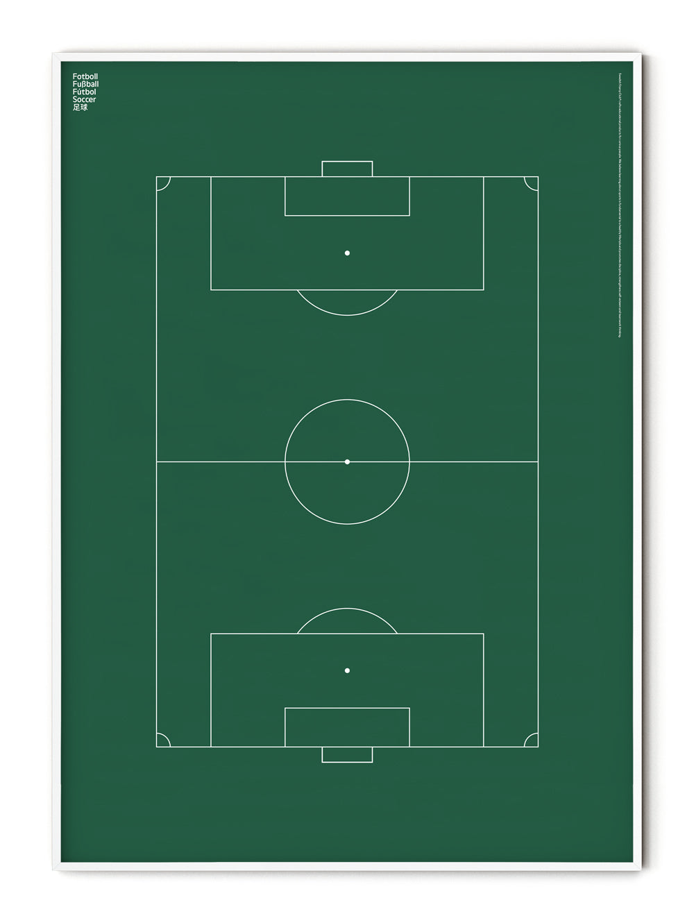 Sport Soccer Field Poster
