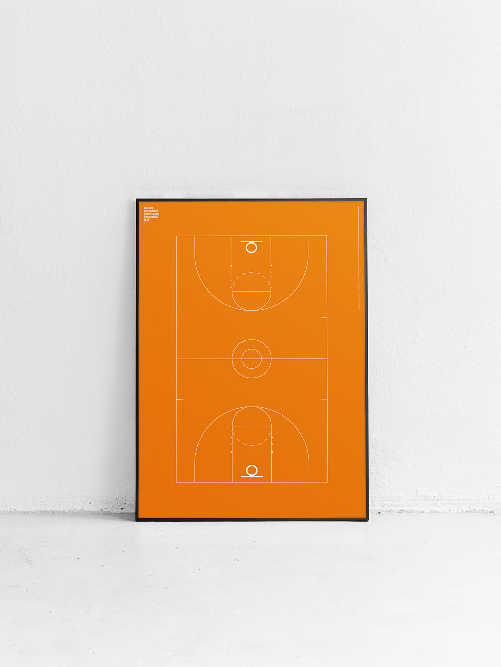 Sport Basketball Court Poster