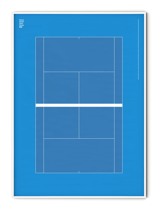 Sport Tennis Court Australian Open Poster