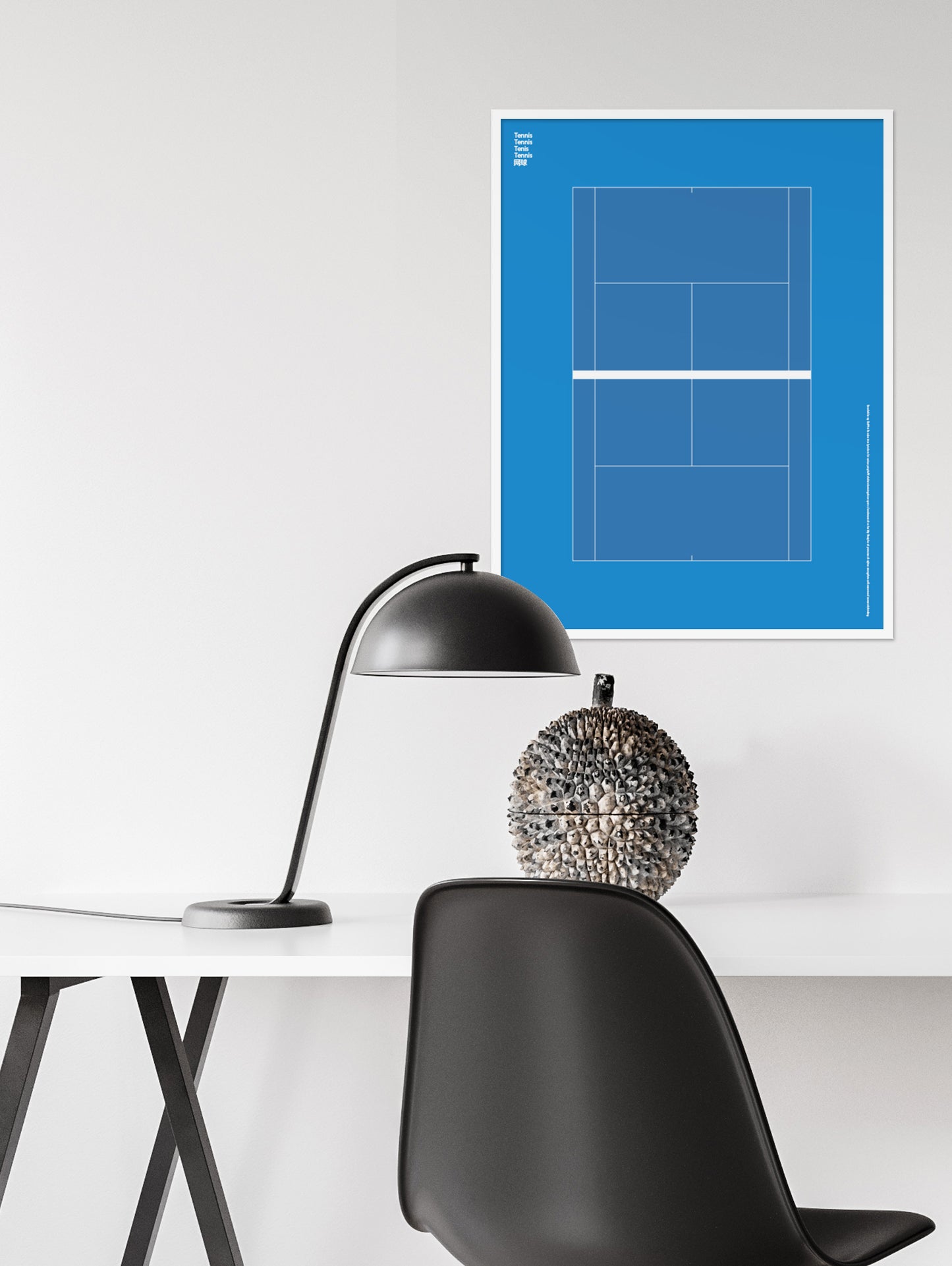 Sport Tennis Court Australian Open Poster