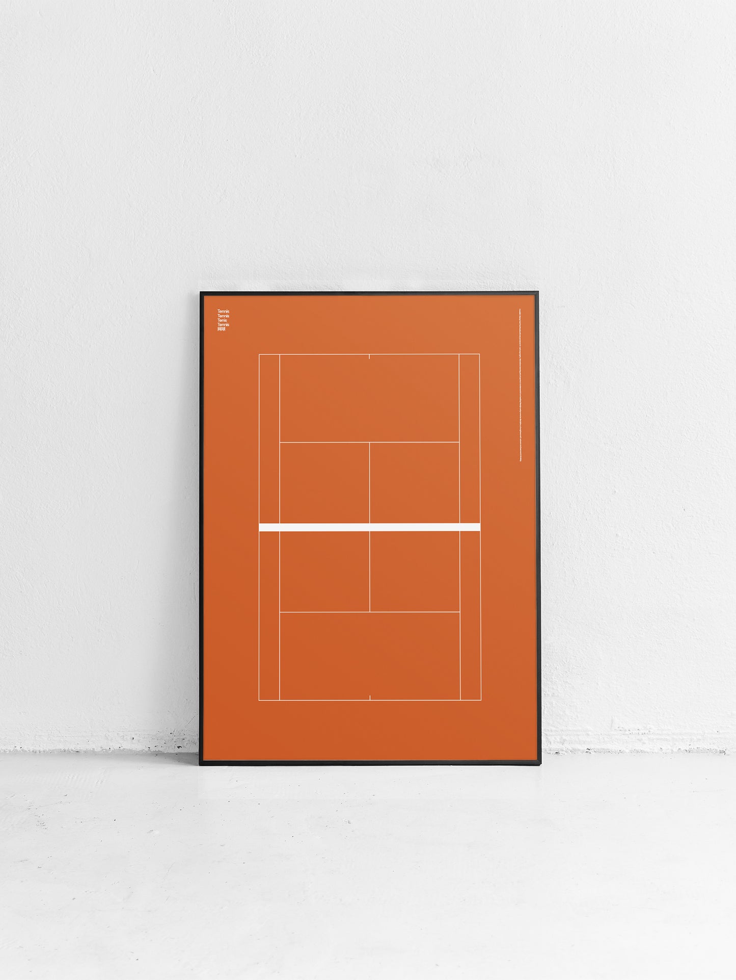 Sport Tennis Court French Open Poster