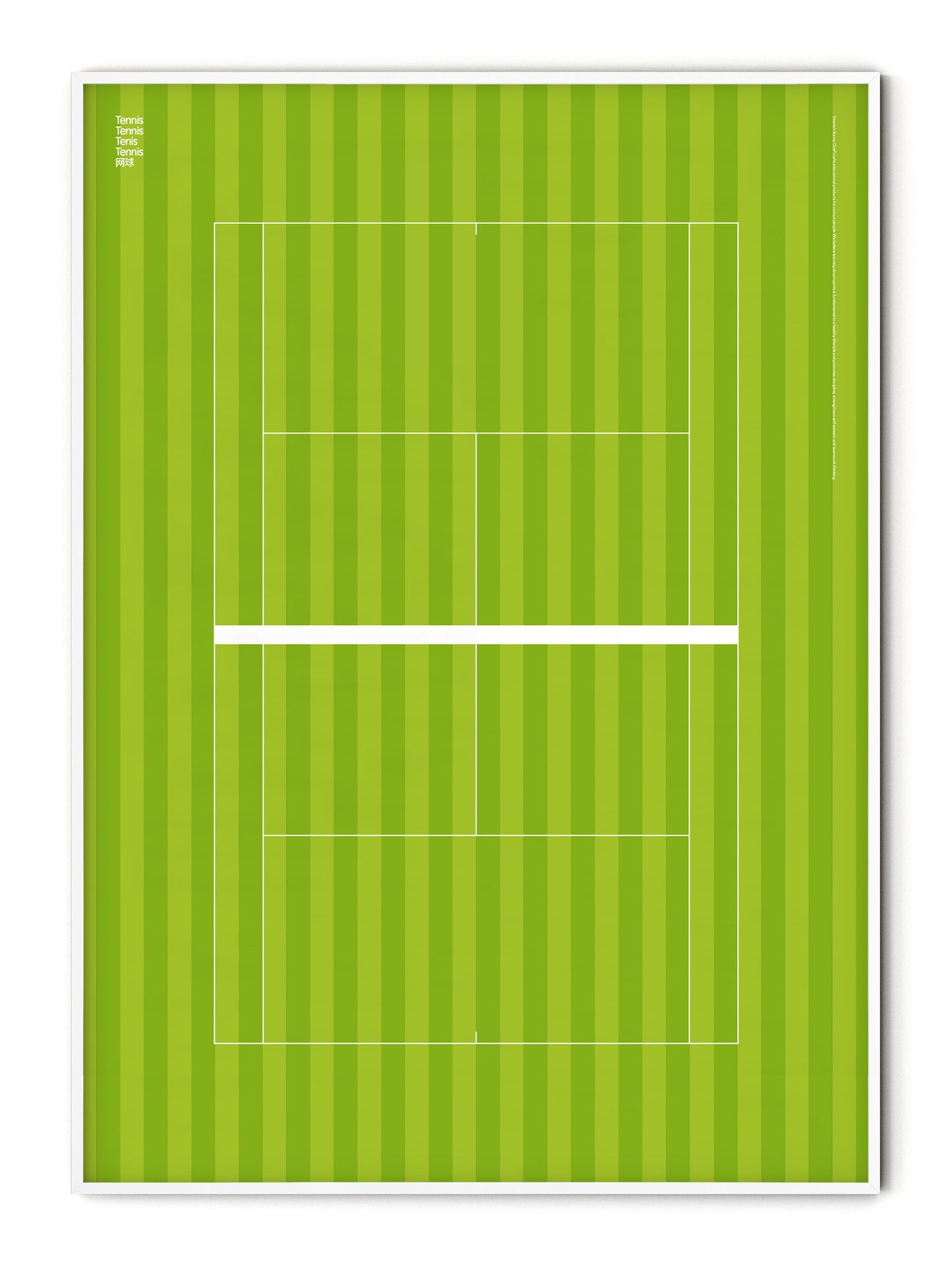 Sport Tennis Court Wimbledon Poster