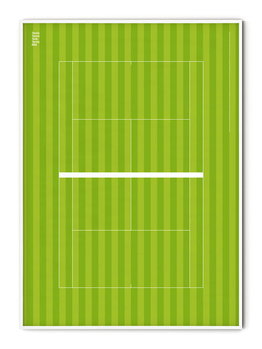 Sport Tennis Court Wimbledon Poster