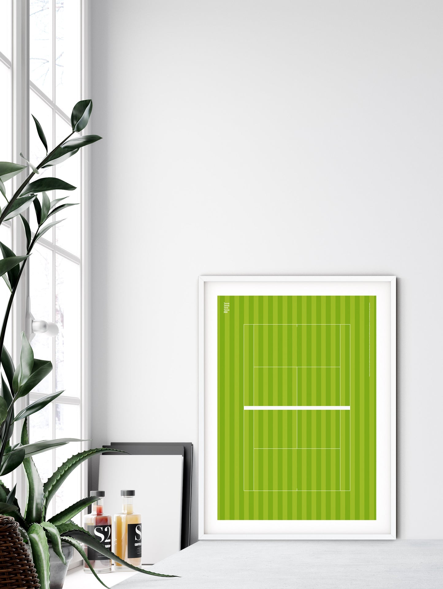 Sport Tennis Court Wimbledon Poster