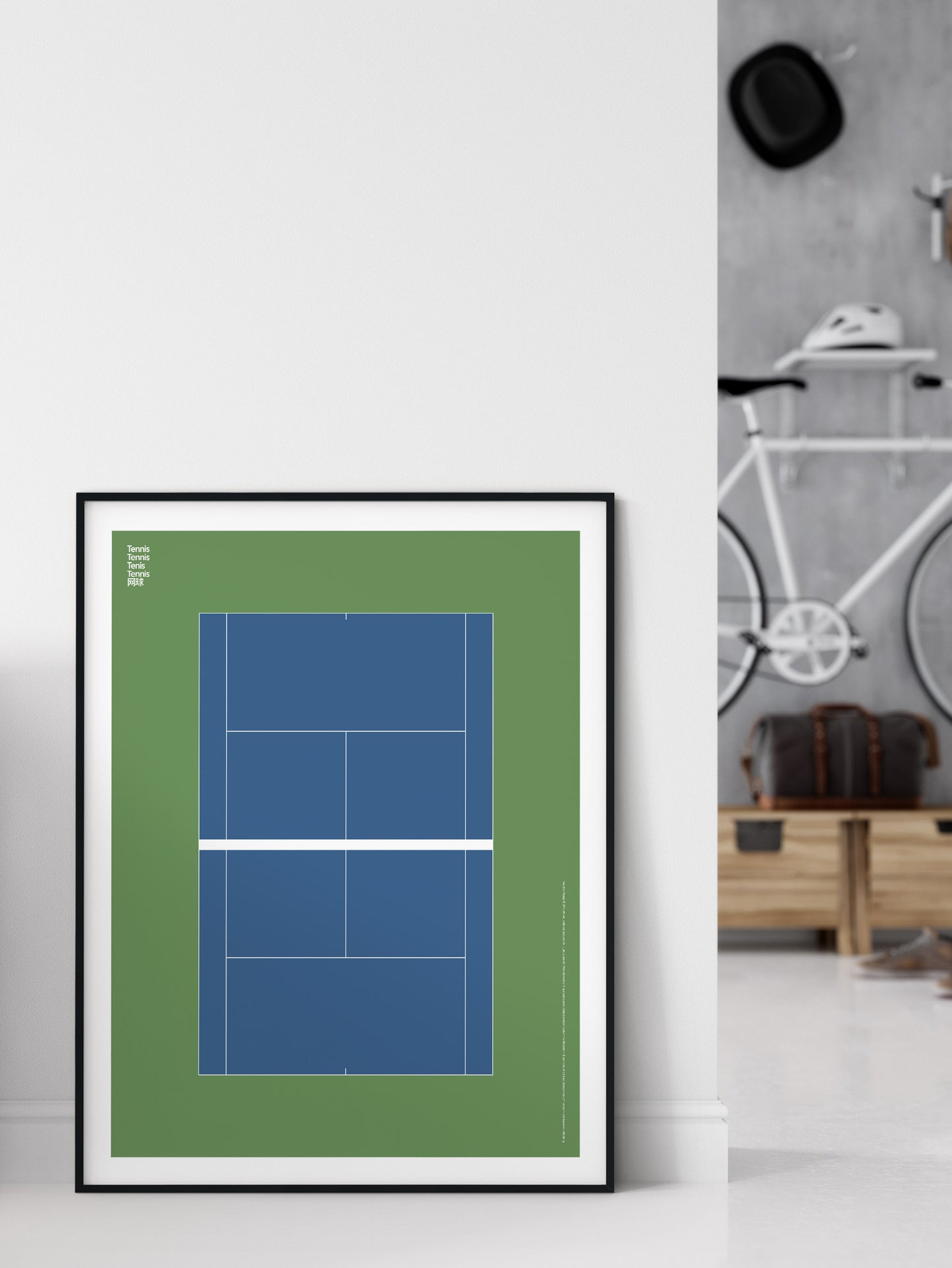 Sport Tennis Court US Open Poster