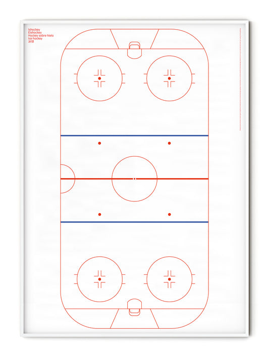 Sport Hockey Rink Poster
