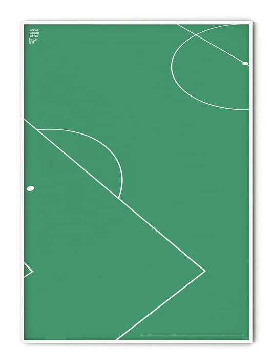 Sport Soccer Field Detail Poster