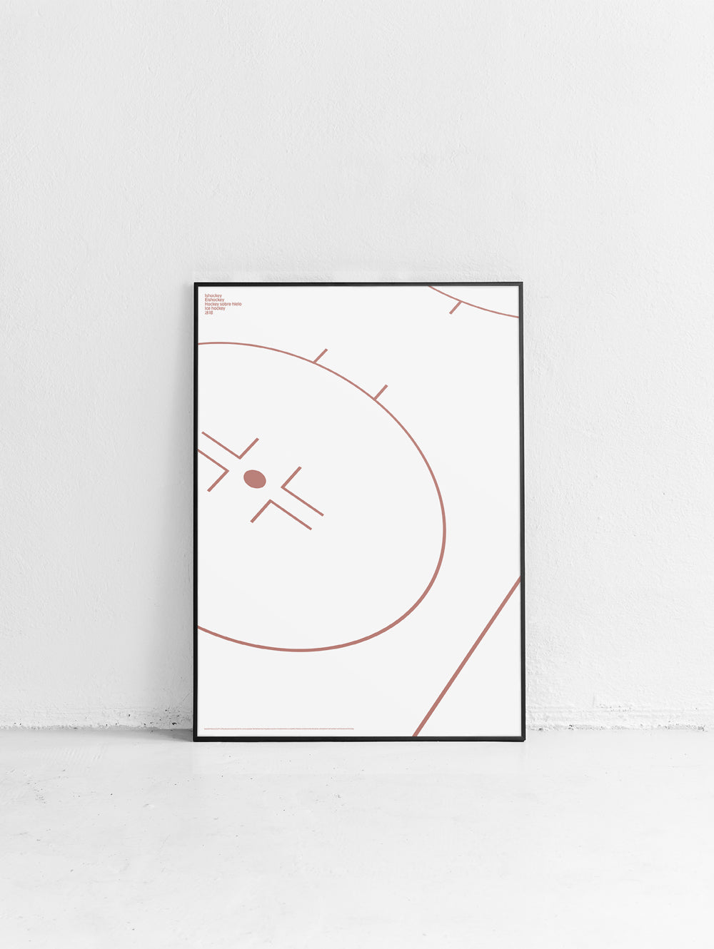 Sport Hockey Rink Detail Poster