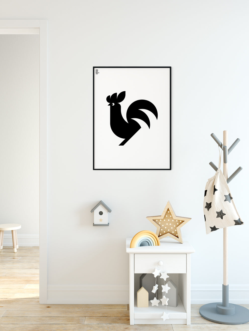 Animal Rooster Poster