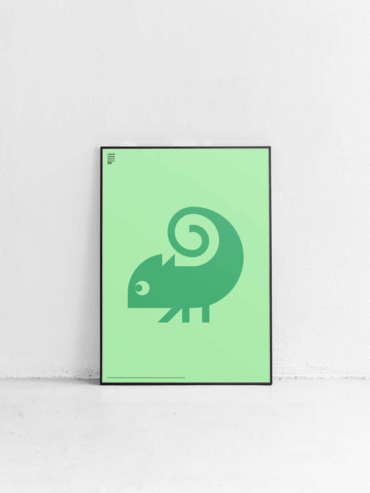 Animal Iguana Poster