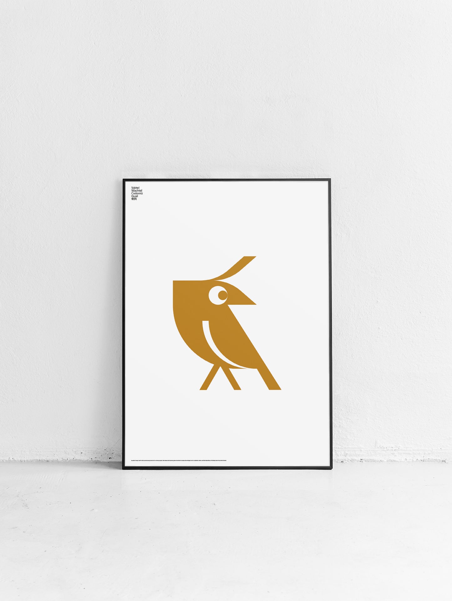 Animal Quail Poster
