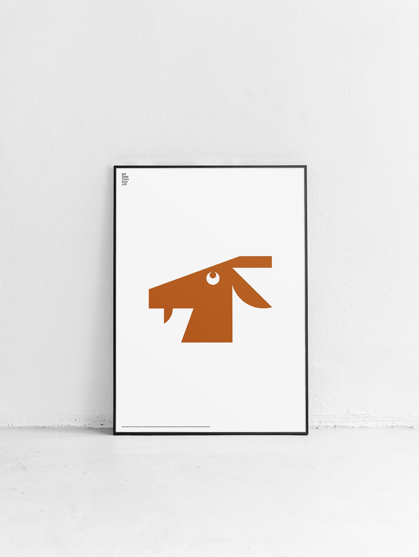Animal Goat Poster