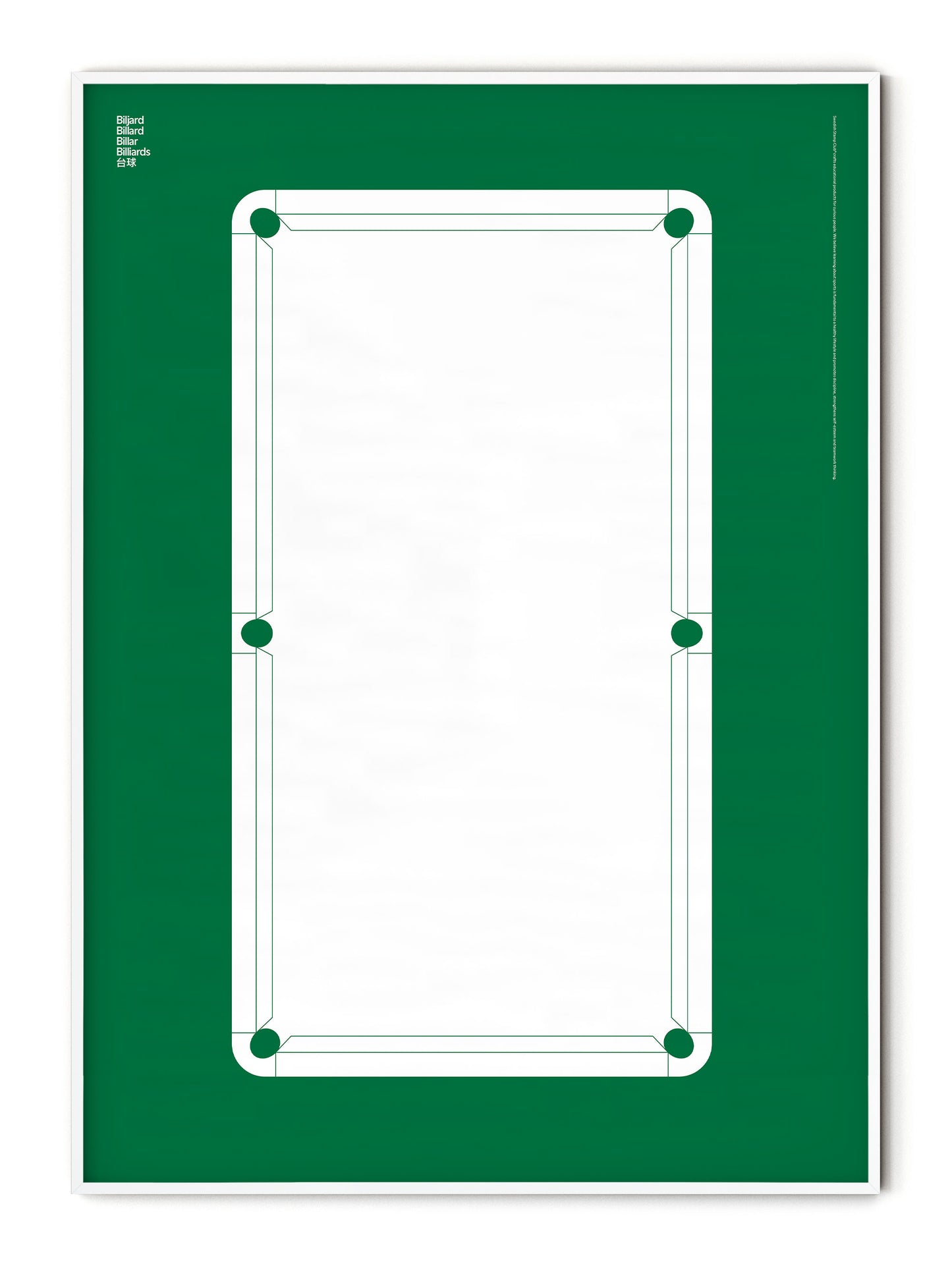 Sport Billiards Poster