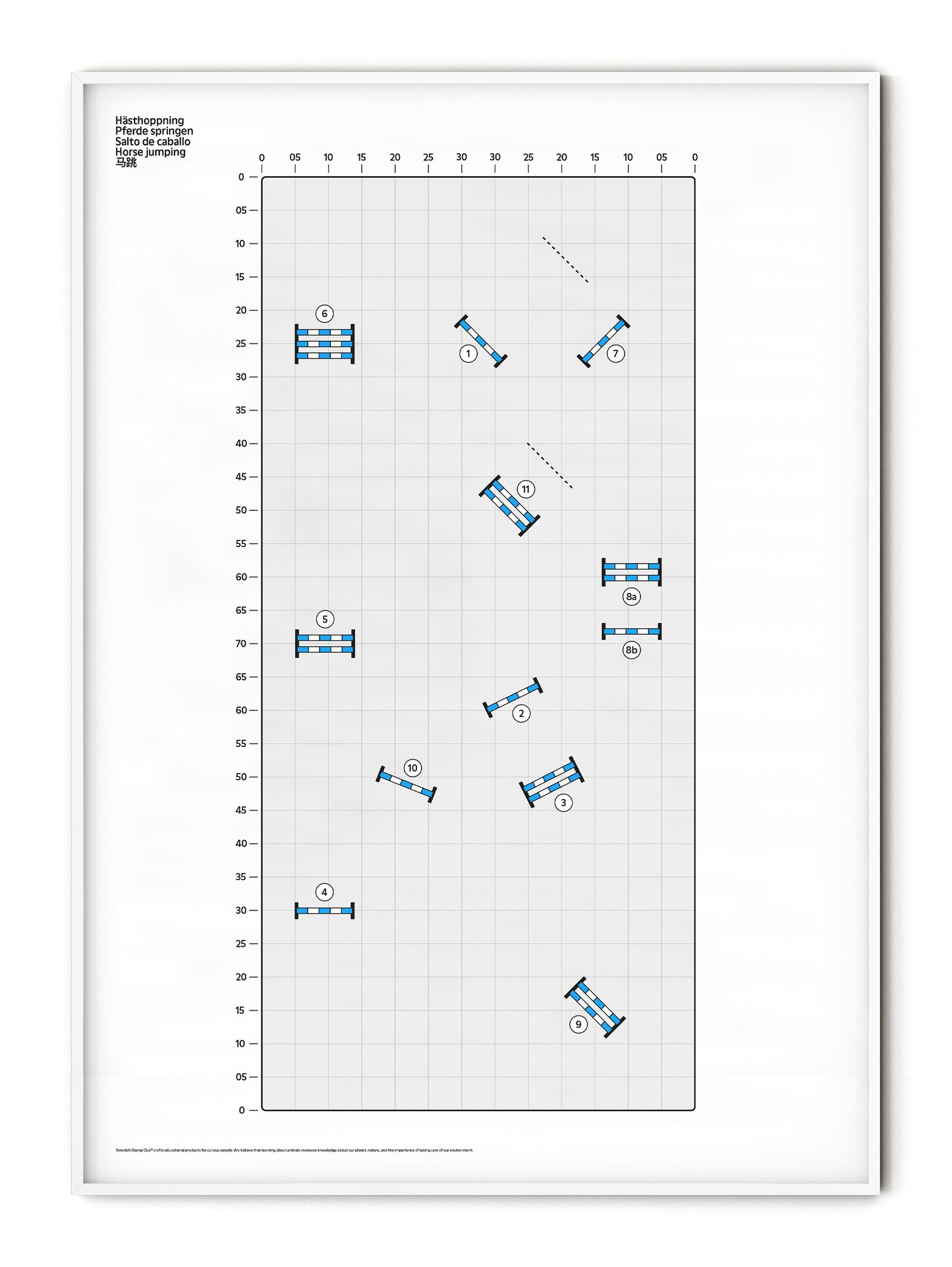 Sport Horse Jumping Poster