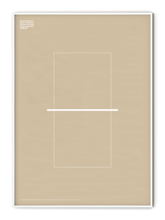 Sport Beach Volleyball Poster
