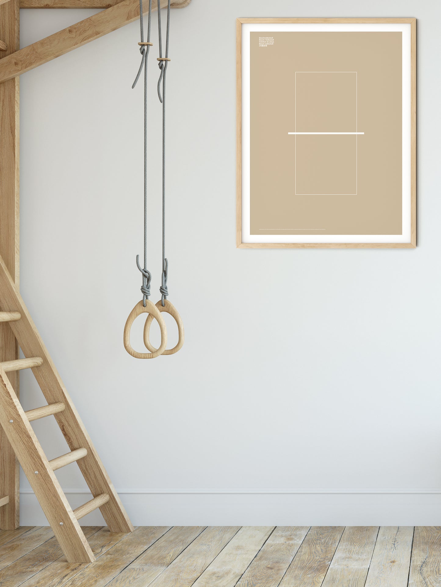 Sport Beach Volleyball Poster